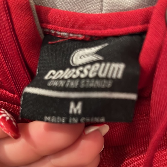 The University of Alabama Crimson Tide red, white and gray hoodie size medium - Picture 4 of 4